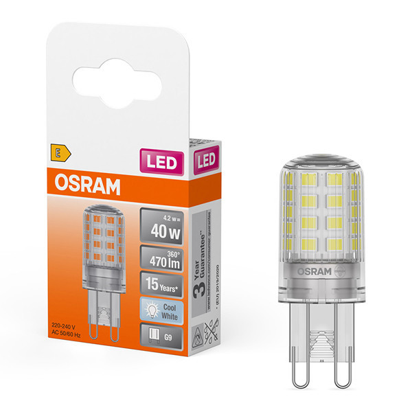 Osram G9 LED capsule | SMD | Helder | 4000K | 4.2W (40W) LOS01385 - 1