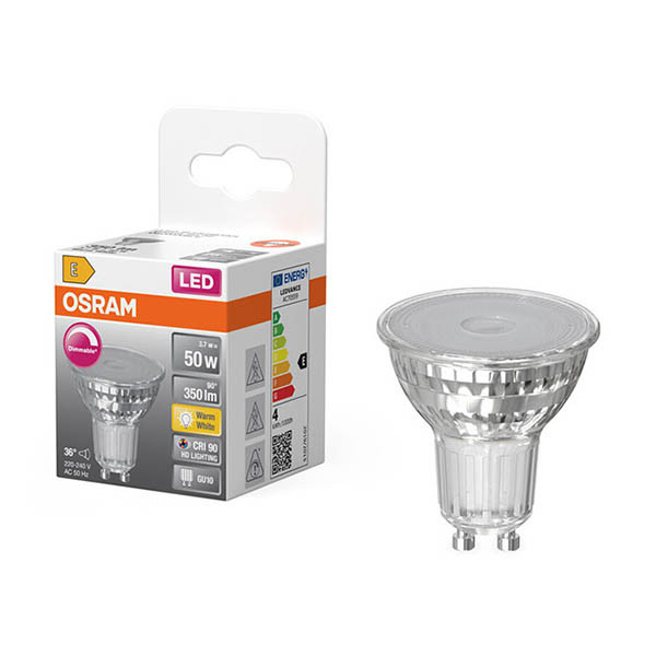 Osram GU10 LED spot | 2700K | Dimbaar | 3.7W (50W) LOS01921 - 1