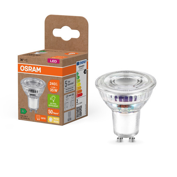 Osram GU10 led-spot glas 1.3W (35W) LOS00748 - 1