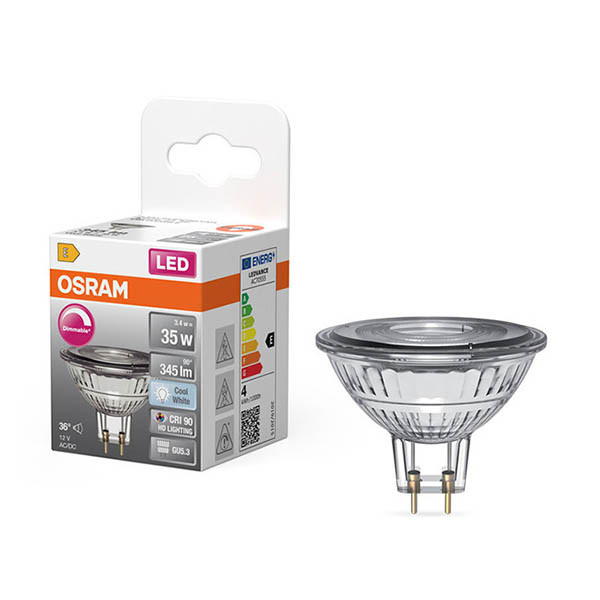 Osram GU5.3 LED spot | 4000K | Dimbaar | 3.4W (33.4W) LOS01933 - 1