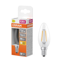 Osram LED lamp E14 | Kaars B35 | Filament | Helder | 2700K | 1.8W (25W) LOS01857