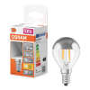 Osram LED lamp E14 | Kogel P45 | Filament | Kopspiegel | Zilver | 2700K | 4W (31W) LOS01691 - 1