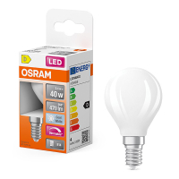 Osram LED lamp E14 | Kogel P45 | Mat | 4000K | Dimbaar | 3.4W (40W) LOS01801