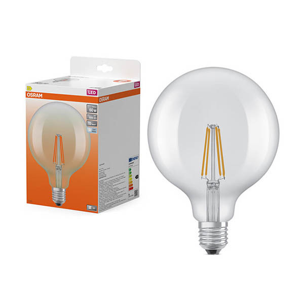 Osram LED lamp E27 | Globe G125 | Filament | Helder | 4000K | 5.9W (60W) LOS02210 - 1