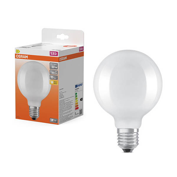 Osram LED lamp E27 | Globe G95 | Mat | 2700K | 5.9W (60W) LOS02198 - 1