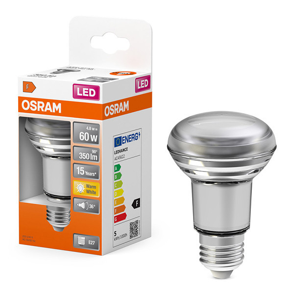 Osram LED lamp E27 | Reflector R63 | 2700K | 4.8W (60W) LOS01369 - 1