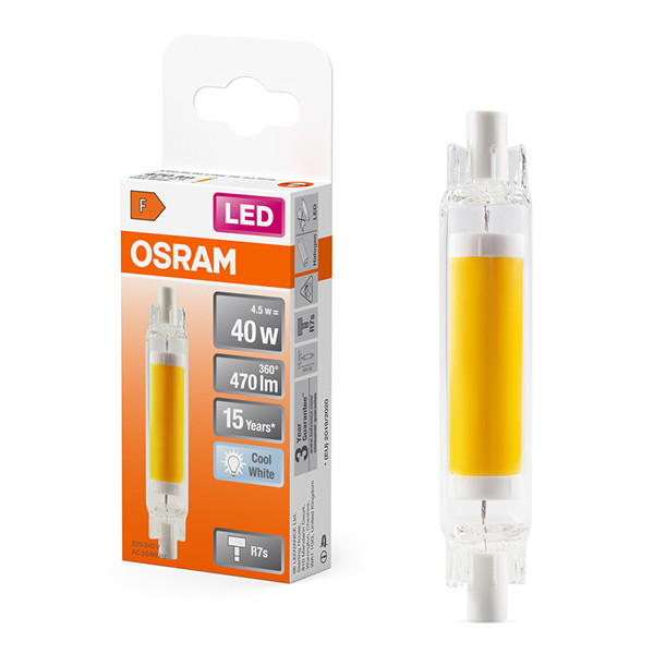 Osram LED lamp R7s | Staaflamp | 78mm | 4000K | COB | 4.5W (40W) LOS01779 - 1