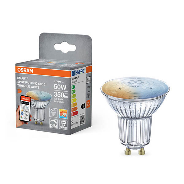 Osram Ledvance GU10 Smart led | PAR16 | Helder | 2700-6500K | WiFi | 4.7W LOS02009 - 1