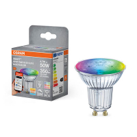 Osram Ledvance GU10 Smart led | PAR16 | Helder | RGB + 2700-6500K | WiFi | 4.7W LOS02010