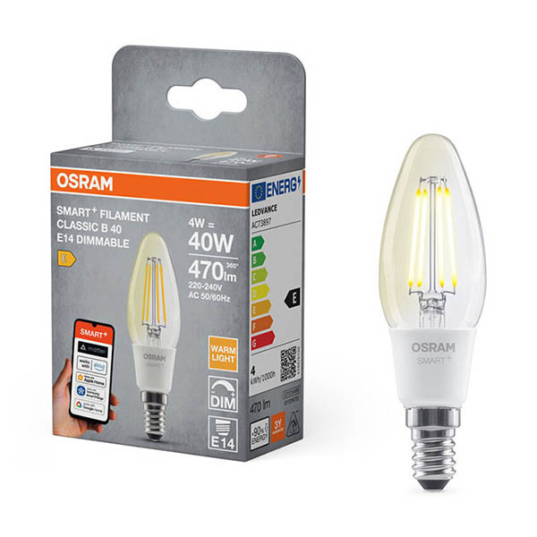 Osram Ledvance Smart lamp E14 | Kaars B35 | Helder | 2700K | WiFi | 4W LOS02006 - 1