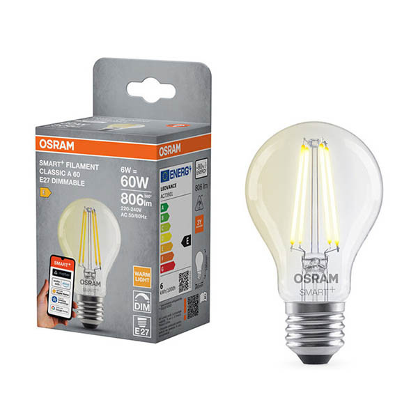 Osram Ledvance Smart lamp E27 | Peer A60 | Helder | 2700K | WiFi | 6W LOS02000 - 1