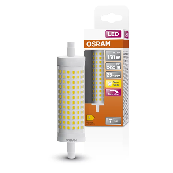 Osram R7S led-lamp staaflamp dimbaar 18.2W (150W) LOS00350 - 1