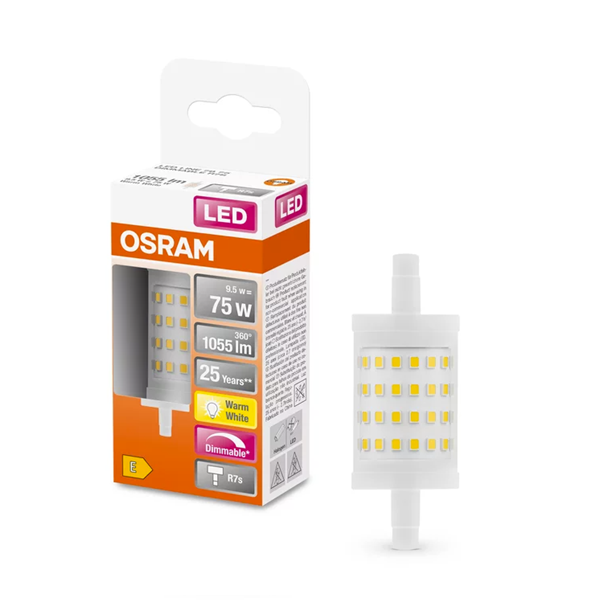 Osram R7S led-lamp staaflamp dimbaar 9.5W (75W) LOS00344 - 1