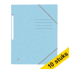 Aanbieding: 10x Oxford Top File+ elastomap karton pastelblauw A4 260170 - 1