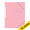 Aanbieding: 10x Oxford Top File+ elastomap karton pastelroze A4 260167 - 1
