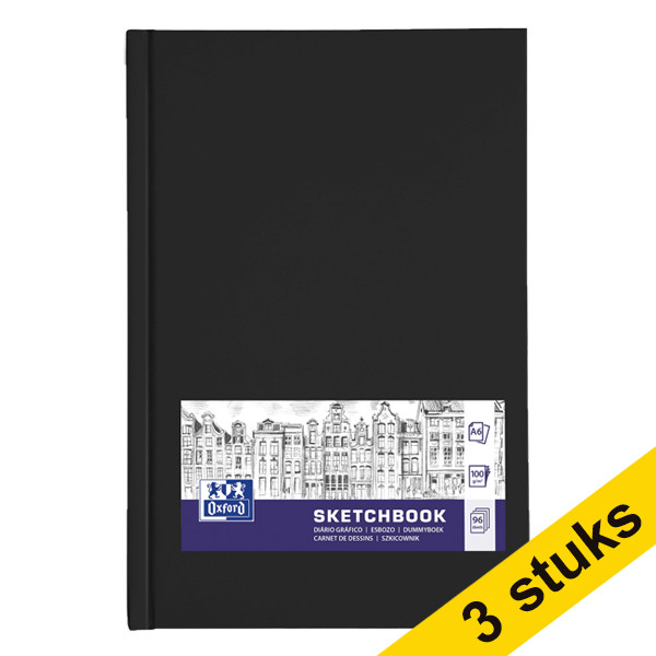 Aanbieding: 3x Oxford dummyboek hardcover A6 (96 vel) 260278 - 1