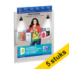 Aanbieding: 5x Oxford Polyvision A4-ringband met 2 O-ringen 25 mm transparant 260311 - 1