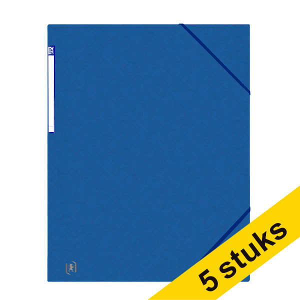 Aanbieding: 5x Oxford Top File elastomap karton blauw A3 260231 - 1