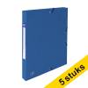 Aanbieding: 5x Oxford elastobox Top File+ blauw 25 mm (200 vel) 260233 - 1