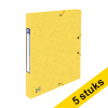Aanbieding: 5x Oxford elastobox Top File+ geel 25 mm (200 vel) 260234 - 1
