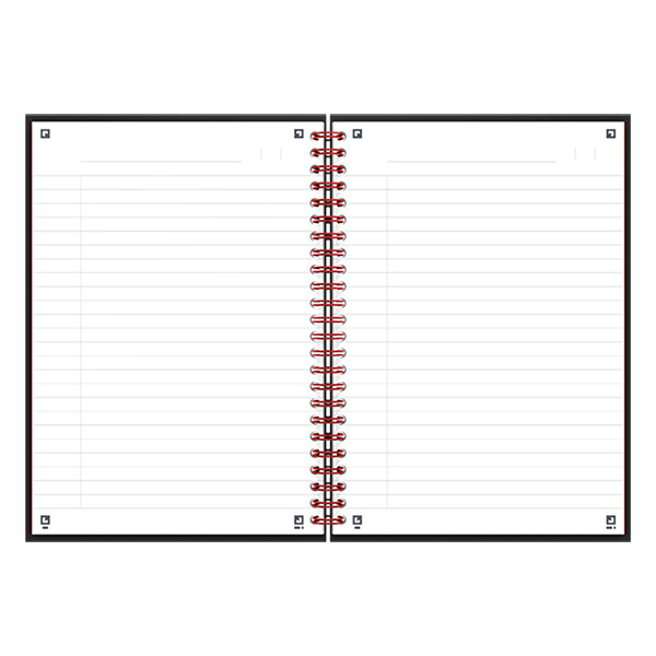 Oxford Black n' Red spiraalblok A5 gelinieerd 90 grams 70 vel 400047651 260012 - 3