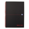 Oxford Black n' Red spiraalblok karton A4 gelinieerd 90 grams 140 vel
