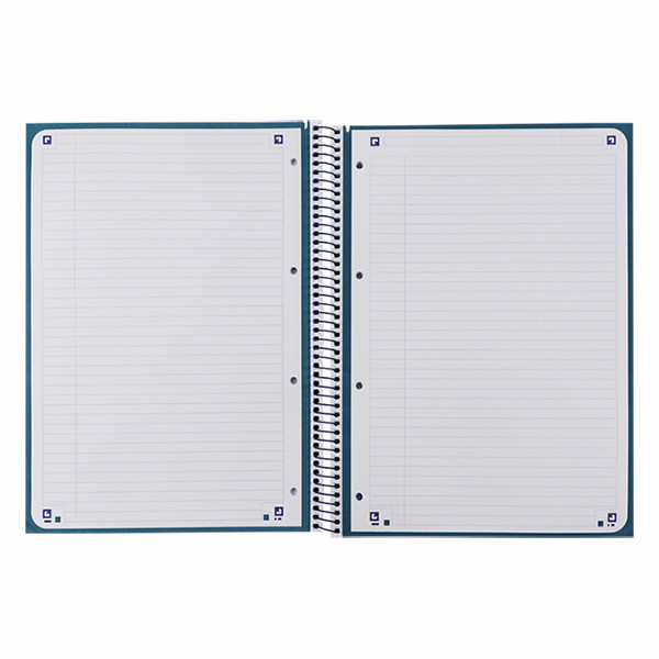 Oxford Classic collegeblok A4+ 90 grams 80 vel gelinieerd donkerblauw 400027583 260286 - 3