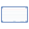 Oxford Flashcards gelinieerd A7 blauw (80 stuks) 400133875 260217 - 1