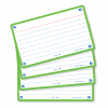 Oxford Flashcards gelinieerd A7 groen (80 stuks) 400133884 260196 - 3