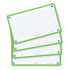 Oxford Flashcards geruit A7 groen (80 stuks) 400133872 260208 - 4