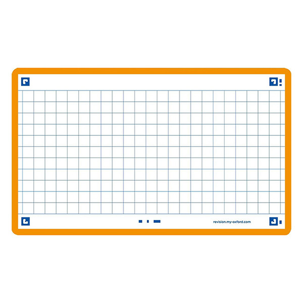 Oxford Flashcards geruit A7 oranje (80 stuks) 400133870 260211 - 1