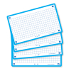 Oxford Flashcards geruit A7 turquoise (80 stuks) 400133854 260215 - 4