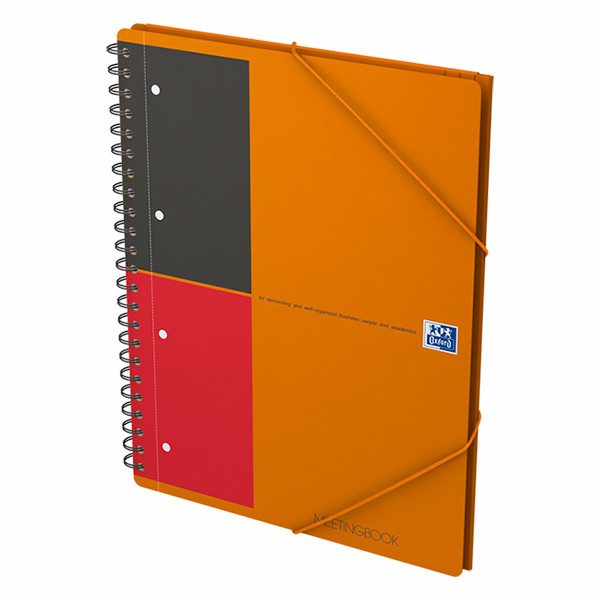 Oxford International Meetingbook A4+ gelinieerd 80 grams 80 vel oranje 100104296 260004 - 4