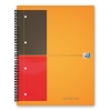 Oxford International collegeblok A4+ gelinieerd 80 grams 80 vel oranje