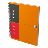 Oxford International collegeblok A5 gelinieerd 80 grams 80 vel oranje (10-gaats) 260002 - 4