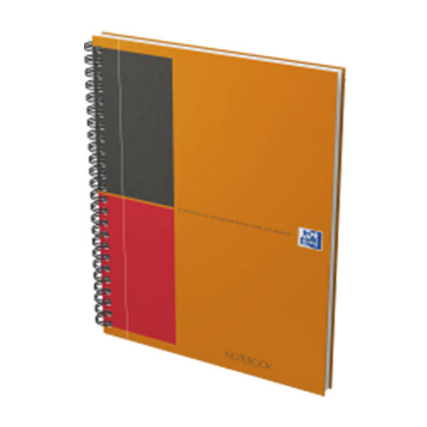 Oxford International spiraalblok A5 gelinieerd 80 grams 80 vel oranje 260002 - 3