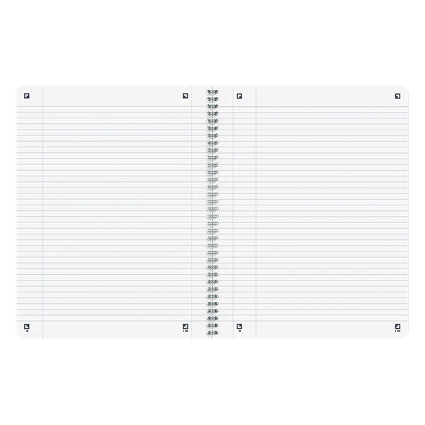 Oxford Origin spiraalblok A4+ gelinieerd 90 grams 70 vel lichtgrijs 400150003 260265 - 3