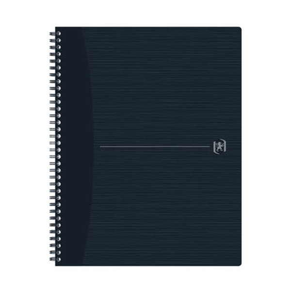Oxford Origin spiraalblok A4+ gelinieerd 90 grams 70 vel zwart 400149999 260263 - 1