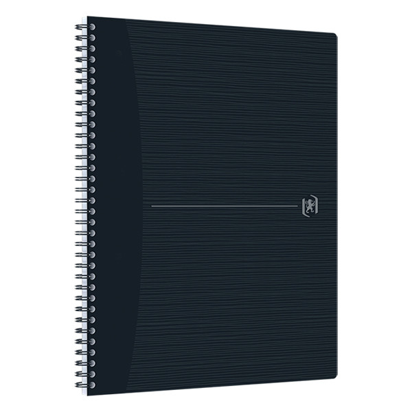 Oxford Origin spiraalblok A4+ gelinieerd 90 grams 70 vel zwart 400149999 260263 - 2