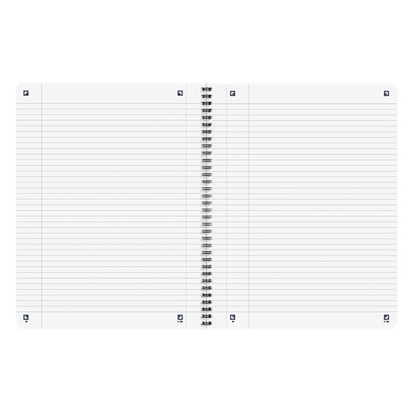 Oxford Origin spiraalblok A4+ gelinieerd 90 grams 70 vel zwart 400149999 260263 - 3