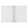 Oxford School collegeblok A4+ gelinieerd 90 grams 80 vel met spiraal 23-gaats pastel (3 stuks) 260296 - 2