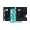 Oxford School collegeblok A5+ gelinieerd 90 grams 80 vel met spiraal 17-gaats (3 stuks) 260300 - 1