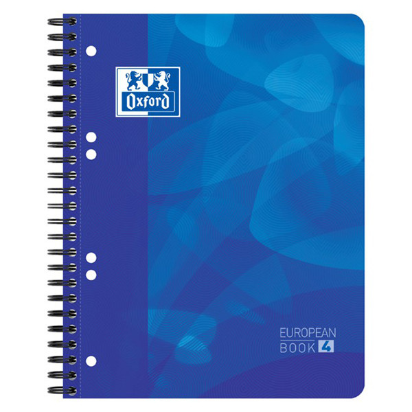 Oxford School projectboek A5+ gelinieerd 90 grams 120 vel blauw 400095497 260086 - 1