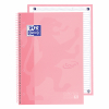 Oxford Touch collegeblok A4+ 90 grams 80 vel gelinieerd pastelroze 400138324 260292 - 4