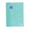 Oxford Touch collegeblok A4+ 90 grams 80 vel gelinieerd pastelturquoise 400138326 260293 - 1