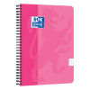 Oxford Touch spiraalblok A5 geruit 90 grams 70 vel roze 400118805 260155