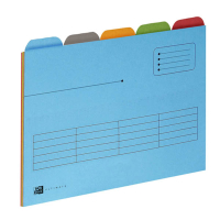 Oxford Ultimate dossiermap karton A4 zwart (5 stuks) 297976