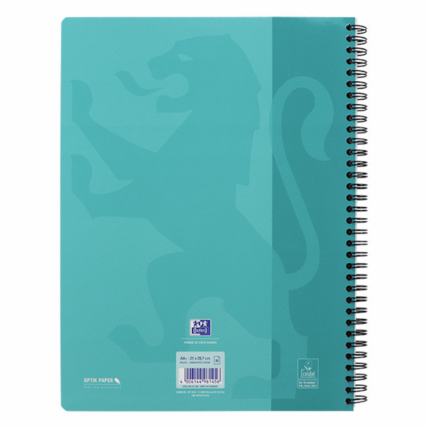 Oxford collegeblok A4+ gelinieerd 90 grams 80 vellen met spiraal 23-gaats (3 stuks) 260084 - 4