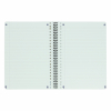 Oxford collegeblok A4+ gelinieerd 90 grams 80 vellen met spiraal 23-gaats (3 stuks) 400190201 260084 - 2