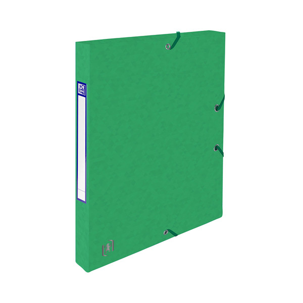 Oxford elastobox Top File+ groen 25 mm (200 vel) 400114366 260106 - 1